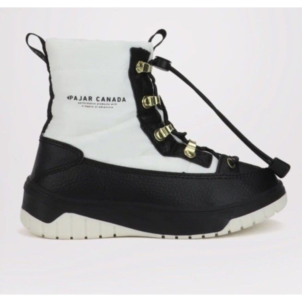 PAJAR Canada  CELION Kids Thermal Waterproof Snow Boots Girls Size 3 Black White